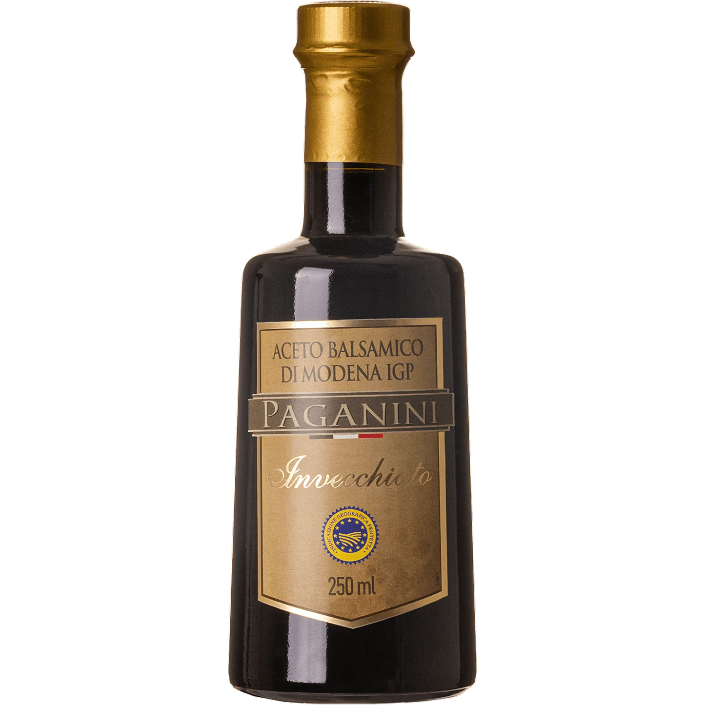 Garrafa do Aceto Balsâmico Italiano Invecchiato Paganini 250ml.