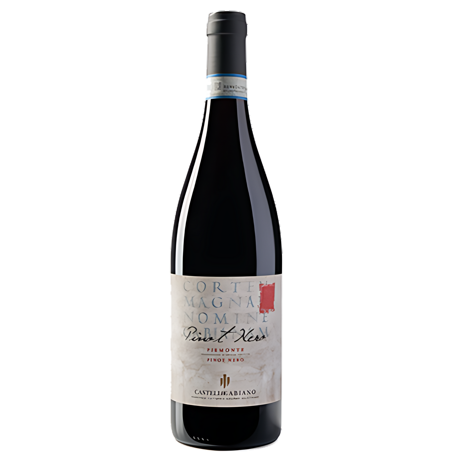 Garrafa do Vinho Tinto Pinot Nero Castello di Gabiano DOC 2021.