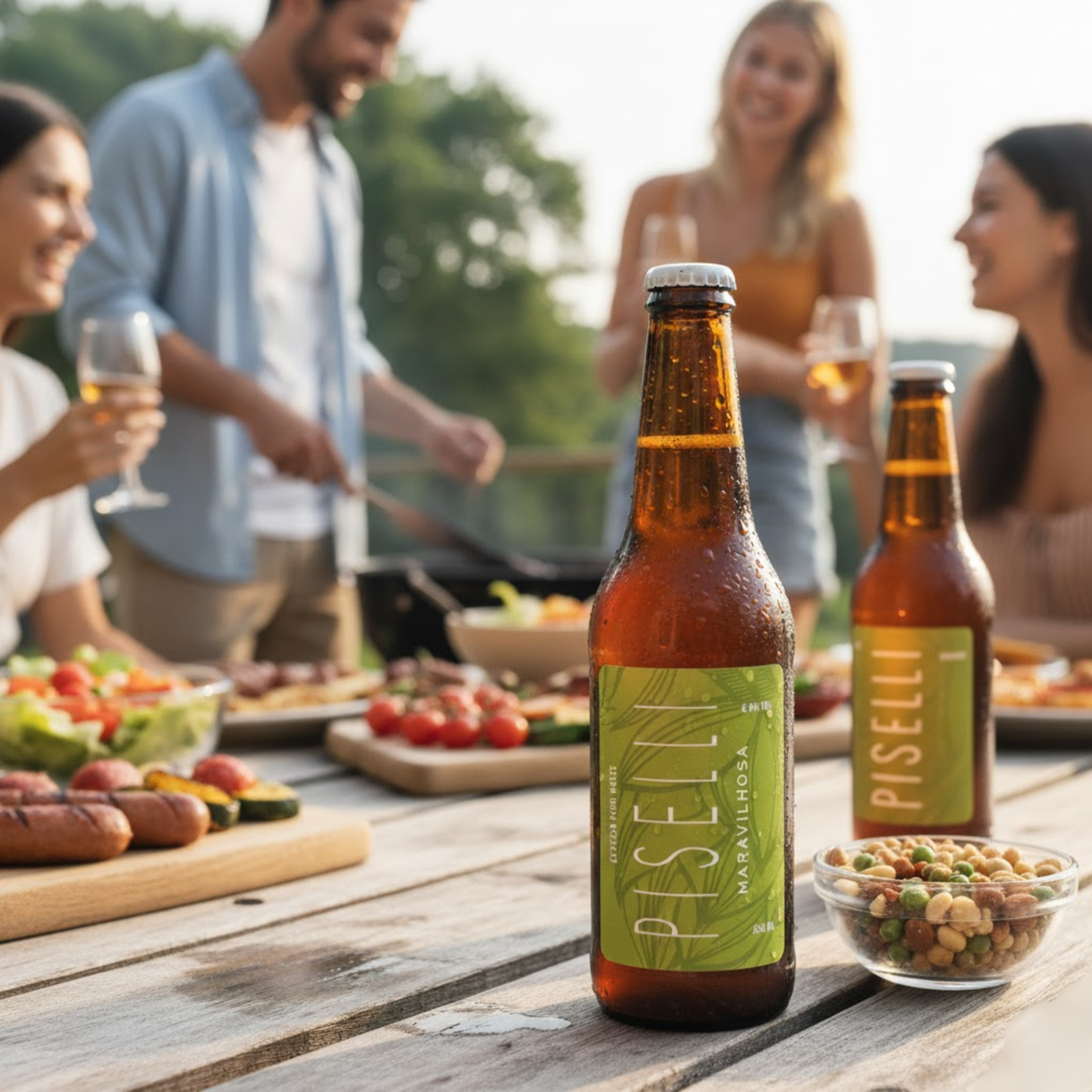 Cerveja Artesanal Piselli Maravilhosa – Puro Malte 355 ml.