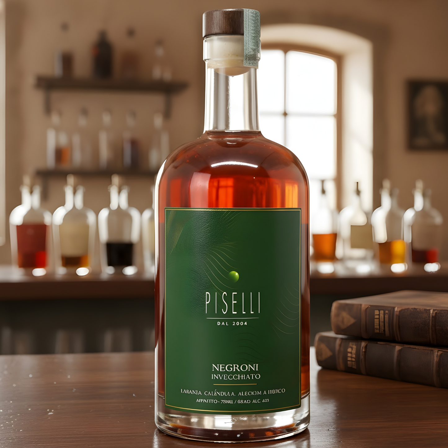 Negroni Invecciato Piselli - 750ML - Seleção Exclusiva Juscelino Pereira