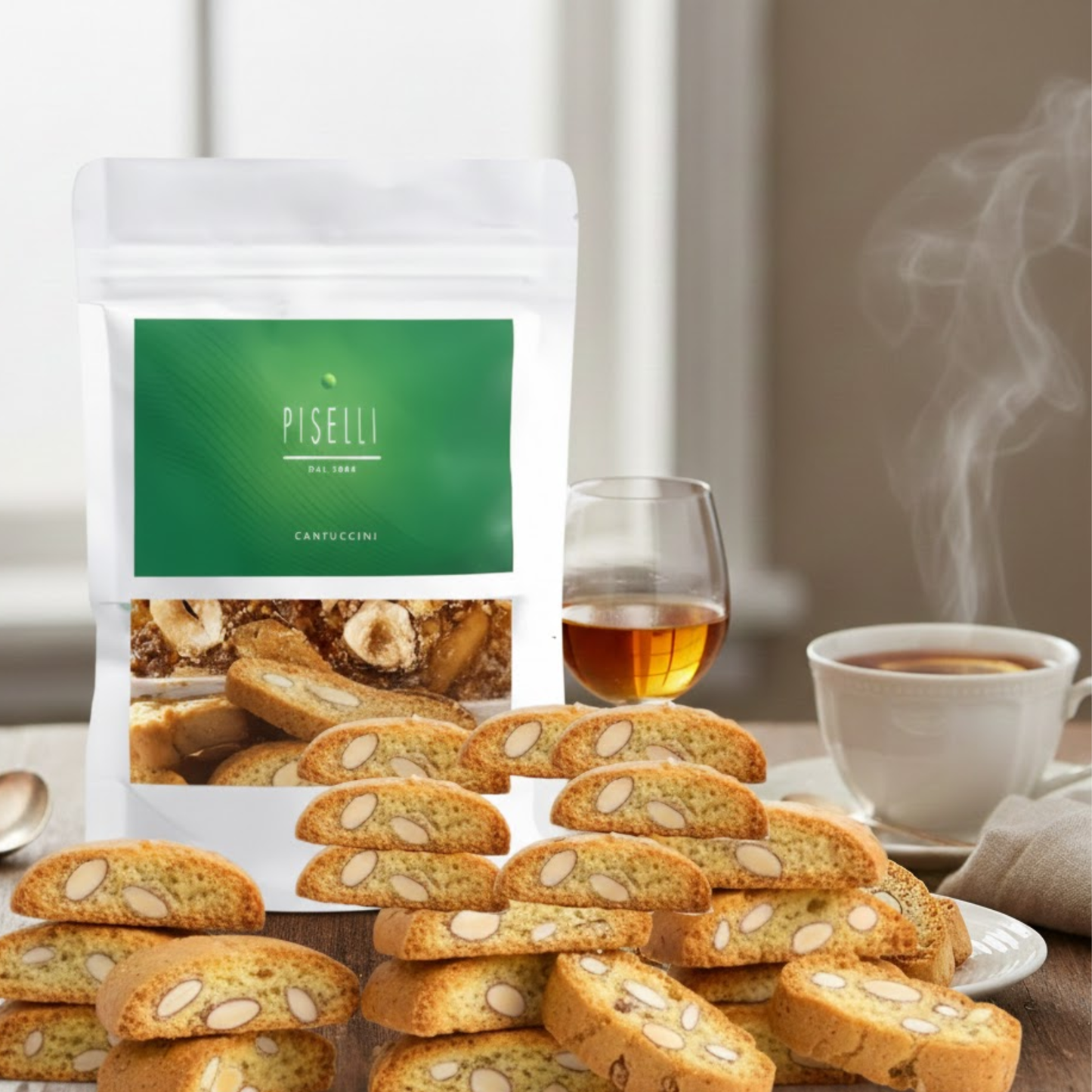 Cantucci Piselli - 200g - Biscoito Tradicional Italiano