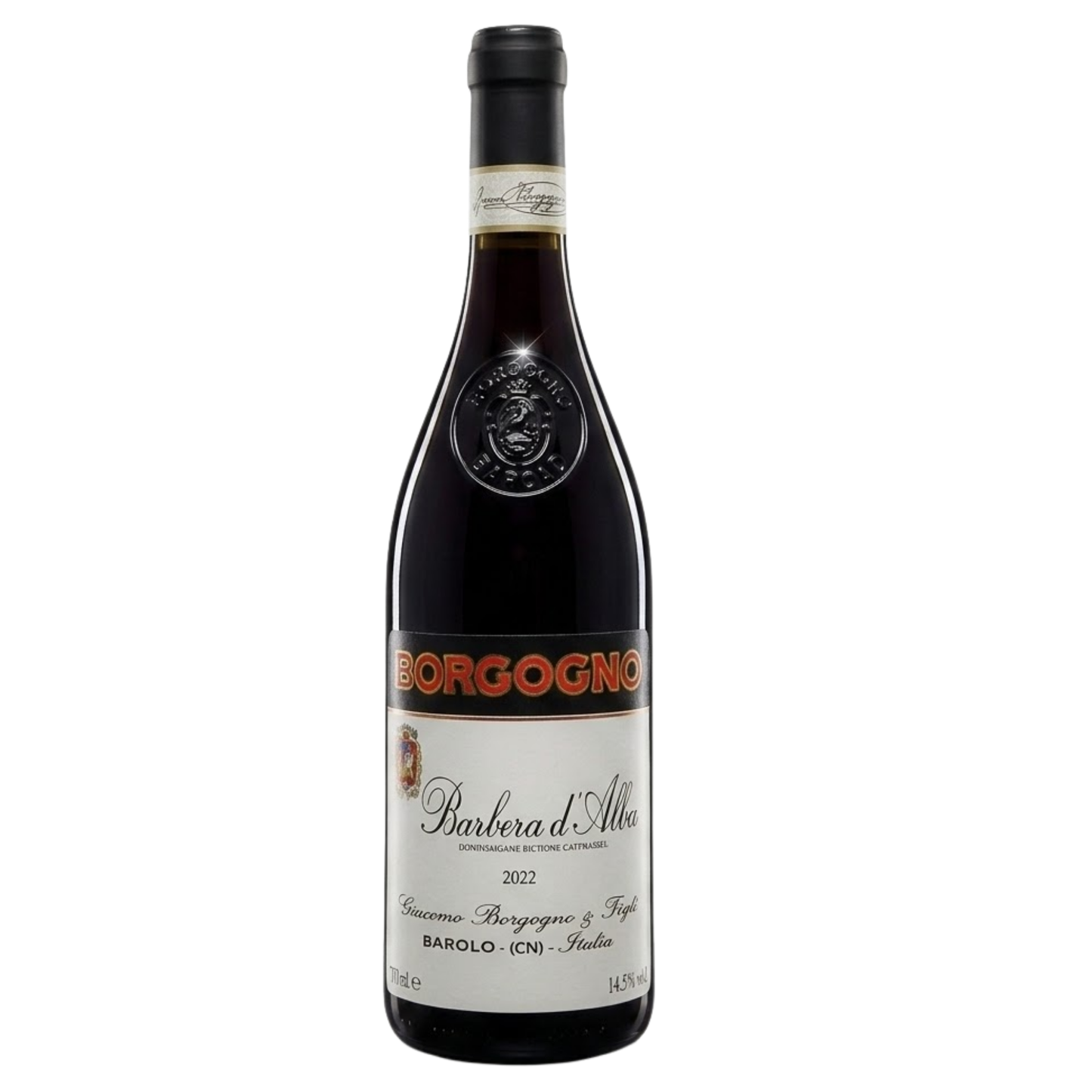 Giacomo Borgogno | Barbera d'Alba DOC | 2022 | 750ml | Vinho Tinto Italiano