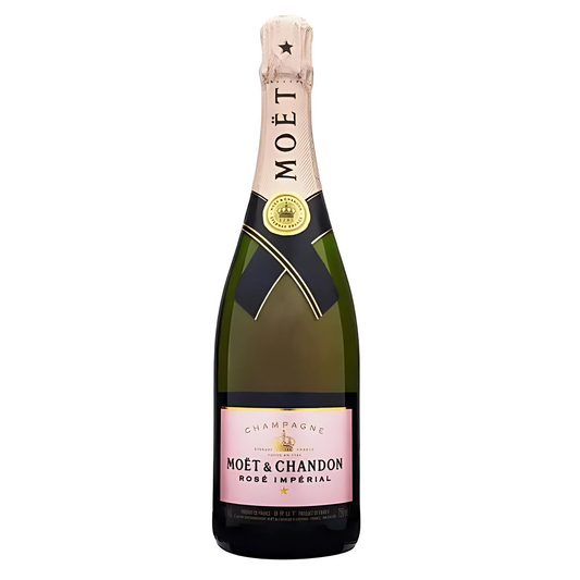 Garrafa do Champagne Rosé Impérial Moët & Chandon 750ml.