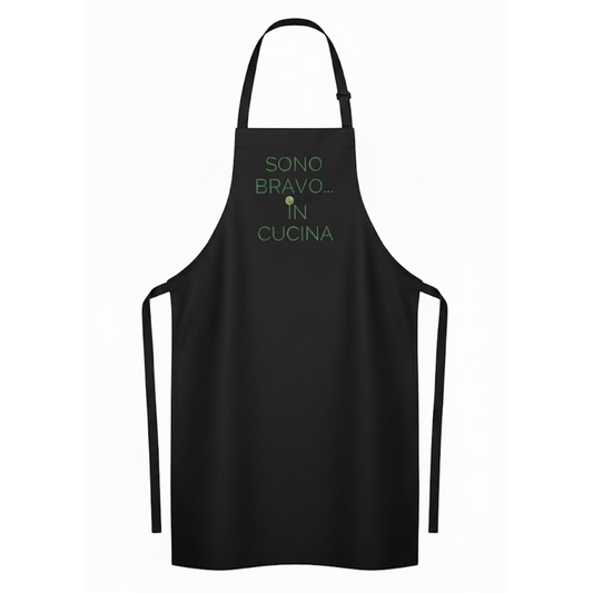 Avental Piselli "Sono Bravo in Cucina! Peça Exclusiva