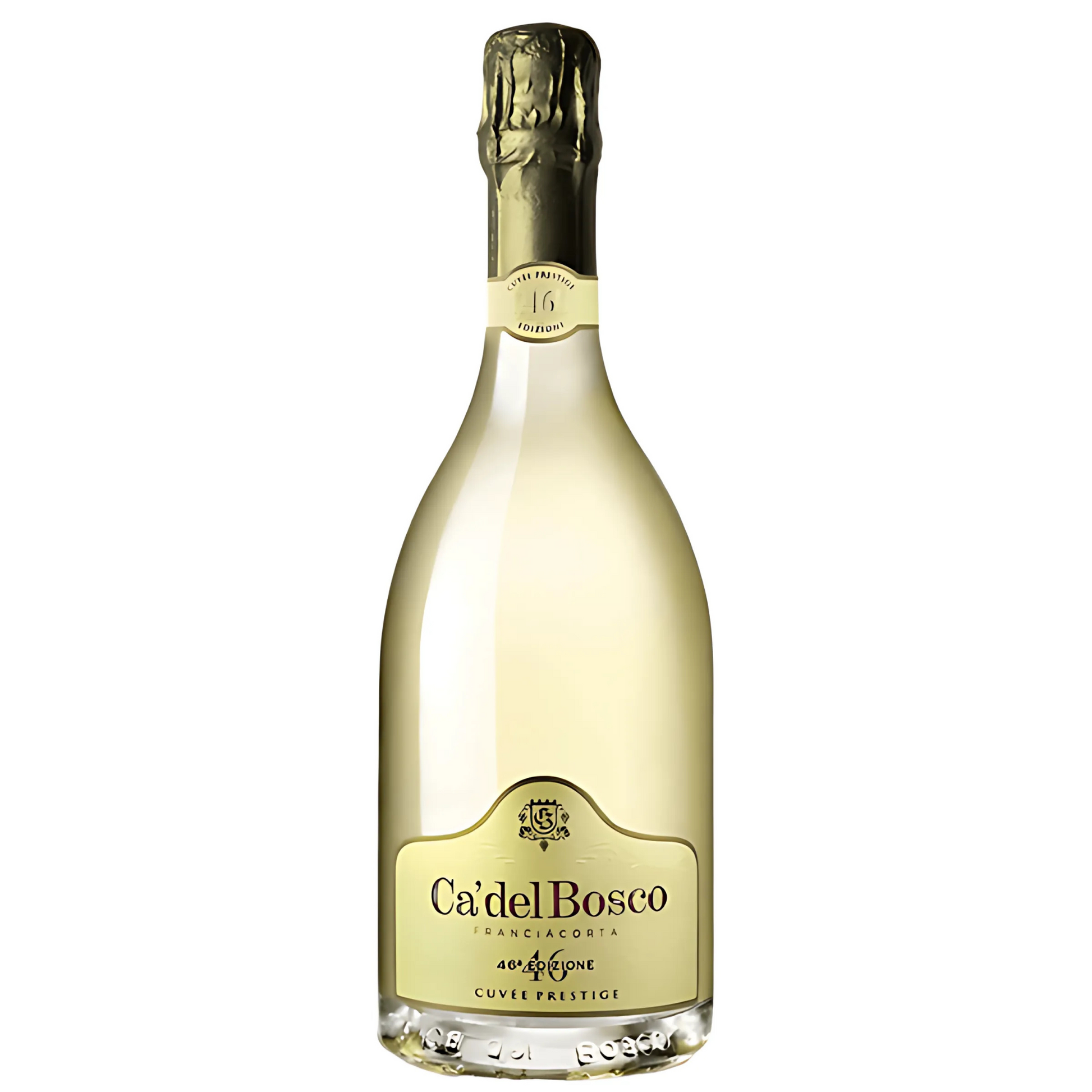 Garrafa do Espumante Ca' Del Bosco Franciacorta Cuvée Prestige Brut 750ml.