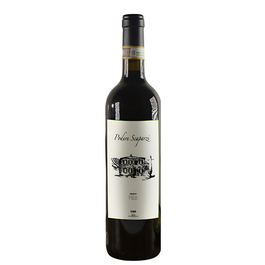 Garrafa do Vinho Tinto Piselli Toscana Selezione 2020.