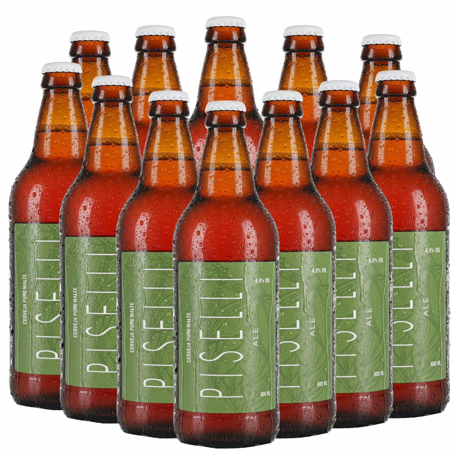 Kit Cerveja Piselli Ale – 600 ml - 12 Itens