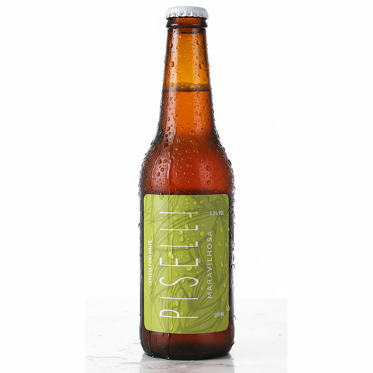 Cerveja Artesanal Piselli Maravilhosa – Puro Malte 355 ml.