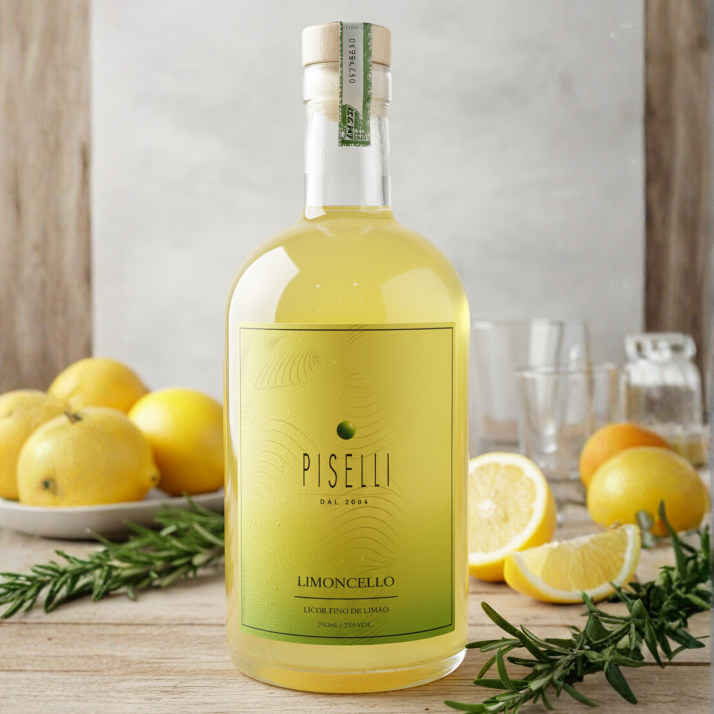 Limoncello Piselli 750 ml – Seleção Exclusiva Juscelino Pereira