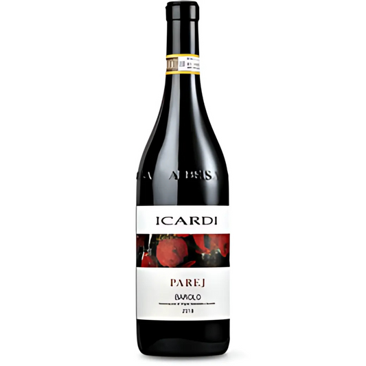 Garrafa do Vinho Parej Barolo DOCG Icardi 2020, o Rei dos Vinhos italianos.