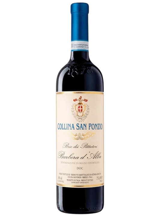 Collina San Ponzio | Barbera d'Alba DOC | 2021 | 750ml | Vinho Tinto Italiano