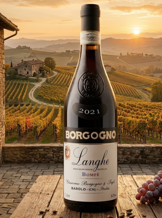 Giacomo Borgogno & Figli | Bompè Langhe DOC | 2021 | 750ml | Vinho Tinto Italiano