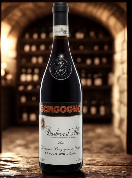 Giacomo Borgogno | Barbera d'Alba DOC | 2022 | 750ml | Vinho Tinto Italiano