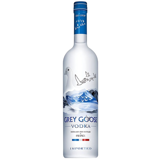 Garrafa da Vodka Grey Goose 1,5L em formato Magnum, destilado super premium francês.